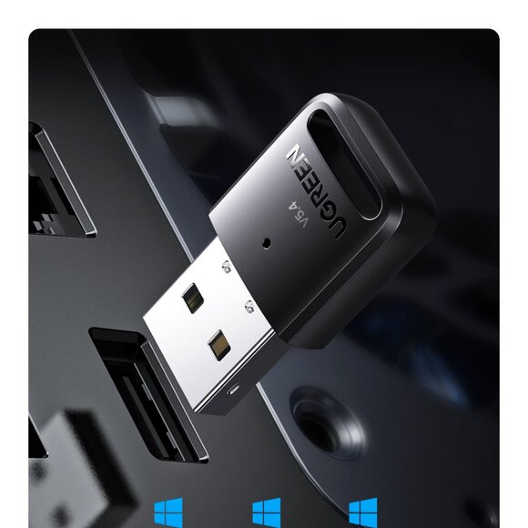 NEW UGREEN Bluetooth Adapter USB Bluetooth 5.4 for PC, Plug & Play Windows - Picture 6 of 10